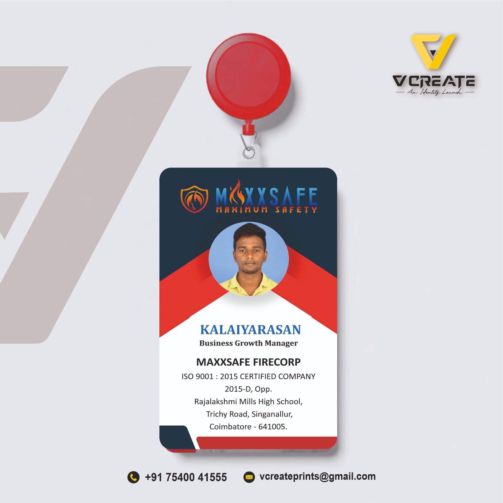 Employee ID card makers Gandhipuram
